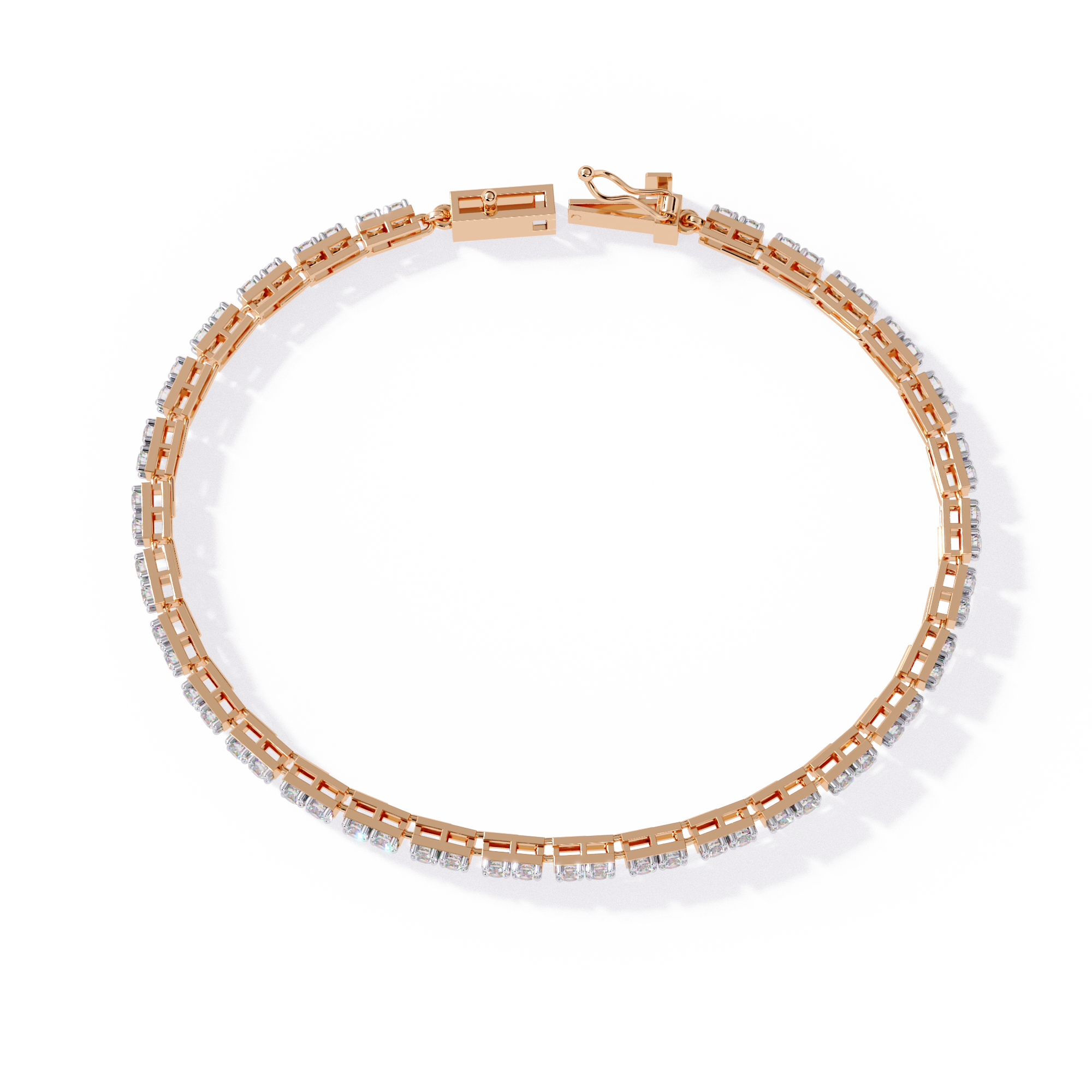 Solitairekart 2.3ct Timeless Natural Diamond Tennis Bracelet-HI Color, VS-SI Clarity